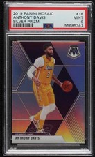 2019-20 Panini Mosaic Silver Prizm Anthony Davis #18 PSA 9 MINT 09r5