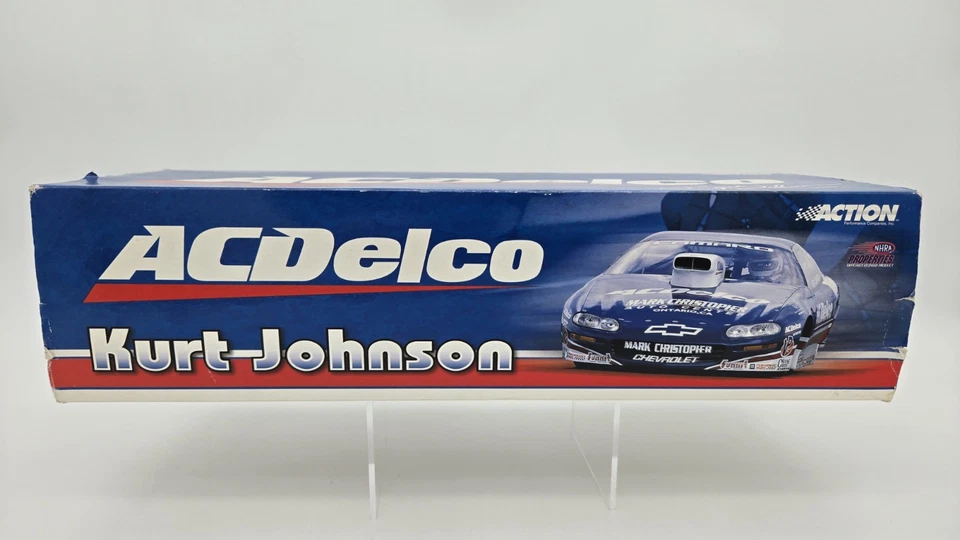 Action Kurt Johnson AC/Delco 2000 Cavalier Pro Stock azul/blanco nuevo en caja escala 1/24 Foto 2 de 4