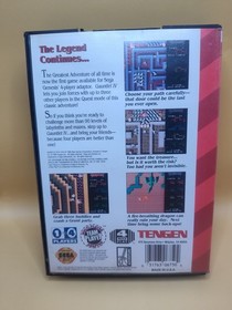 Gauntlet IV (Sega Genesis, 1993) Complete In Box Free Shipping 