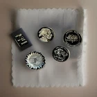 5 X 1 Gram 999 Fine Silver - Variety