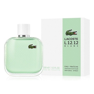 L.12.12 Eau Fraiche by Lacoste 3.3oz EDT for Men NEW SEALED BOX
