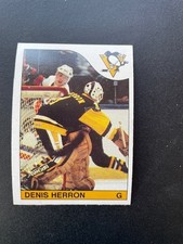1985-86 O-Pee-Chee OPC #186 Denis Herron - Pittsburgh Penguins MINT