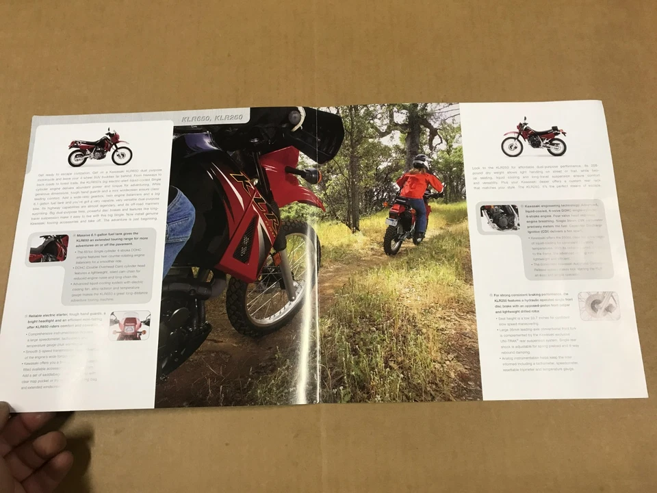 2005 川崎KLR650/KLR250代理销售员手册 — 第 2/3 张图片