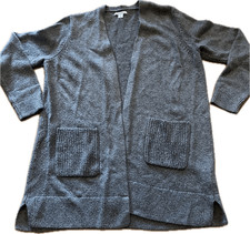 Amazon Essentials Grey Open Cardigan with Pockets Cozy Sweater Women  s Reg XL