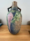 Roseville Art Pottery Wisteria Blue Arts And Crafts 15" Tall Floor Vase 641-15