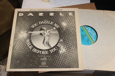 Dazzle You Dazzle Me!!! promo only disco 12'' and promo cover on De-lite VG+