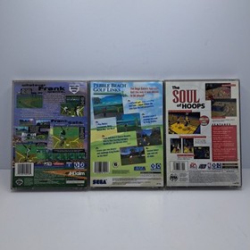 Sega Saturn Sports Lot Of 6 NBA NHL NFL Madden 97 Baseball Golf