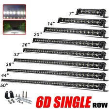Slim 71420253250 Led Work Light Bar Spot Flood Fog Driving Atv Suv Offroad