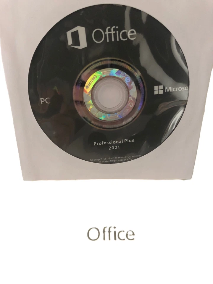 DVD officiel Office 2021 Pro Plus pour PC Windows 10 et 11 - Photo 1/2