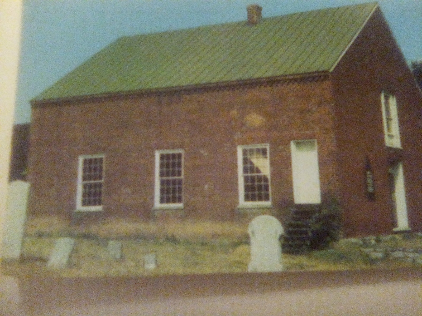 postcard Christ Church , Bunker Hill , W.V. built on site Morgan Chapel