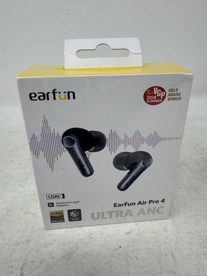 EarFun Air Pro 4 Adaptive Hybrid Noise Canceling Wireless Earbuds, Qualcomm