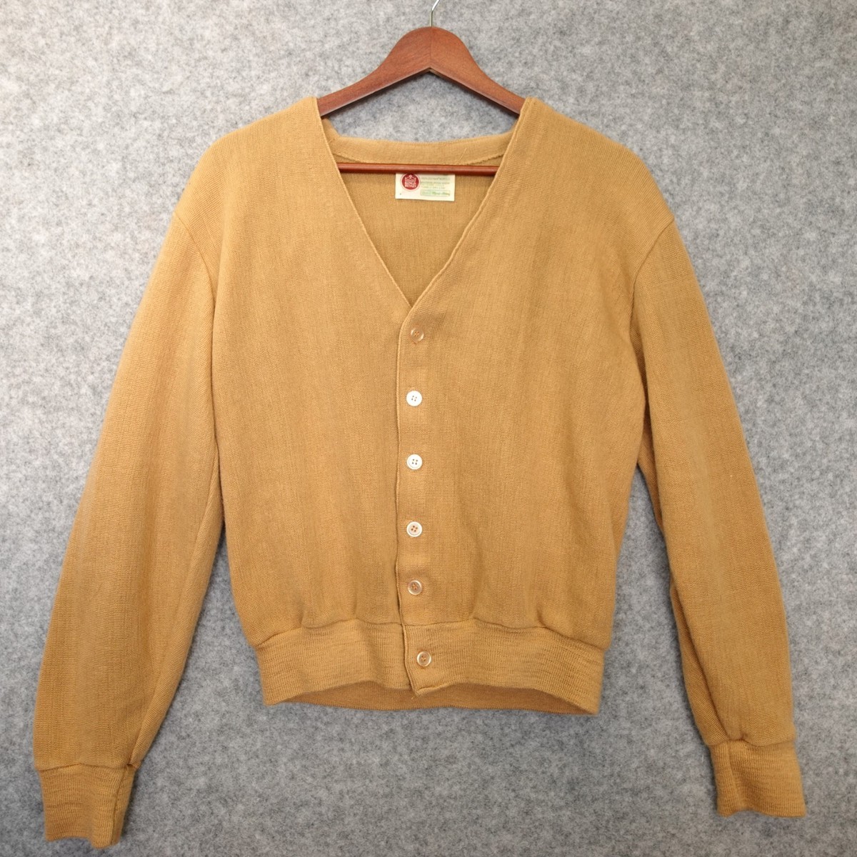 Vintage 70s SEARS Kings Road Cardigan Sweater Mens MEDIUM Retro 