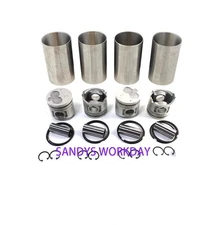 4JG2 Overhaul Rebuild Kit for Isuzu Engine Liner Piston & Ring STD New