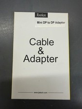 Rankie Mini DisplayPort to DisplayPort Adapter   Mini DP to DP   Black