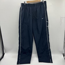 Nike Baggy Relaxed Fit Mesh Lined Nylon Track Pants Vintage Y2K 341584-408 XL