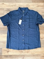 Veboon Performance Men's Size XL Short Sleeve Button Up Shirt