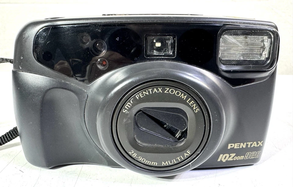 Pentax IQZoom 928 Date Panorama Zoom 35mm Film Point & Shoot Camera & Case WORKS - Image 4 of 4