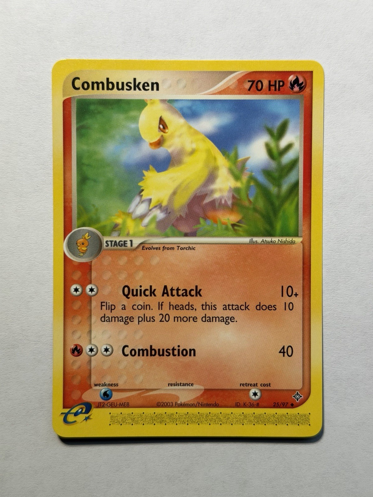 Combusken - Ex Dragon 25/97 2003 - E Reader - Pokémon TCG - NM