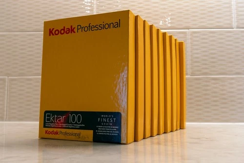 Kodak Ektar 100 4x5 Color Negative Film – 90 Sheets – Expired 2016 - product listing photo