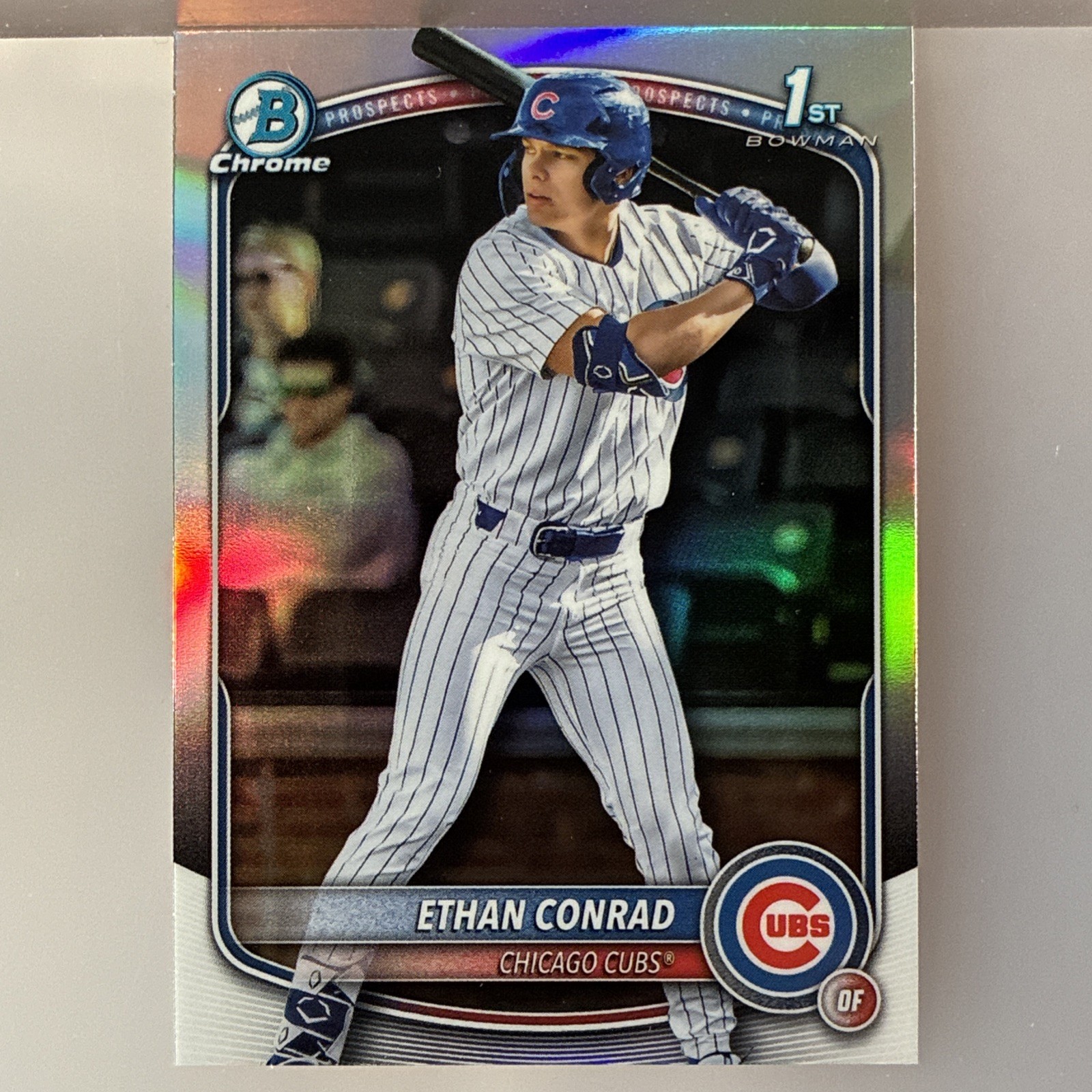 Ethan Conrad 2025 Bowman Draft #BDC-17 Chrome - Refractor (1st 