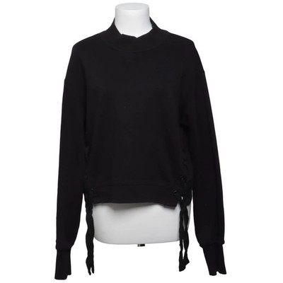H&M Trend, Sweatshirt, Größe: 42, Schwarz, Polyester/Baumwolle, Einfarbig #XBm