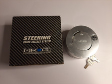 Nrg Steering Wheel Hub Quick Release Lock Kit With Key Shine Silver Srk-101ls