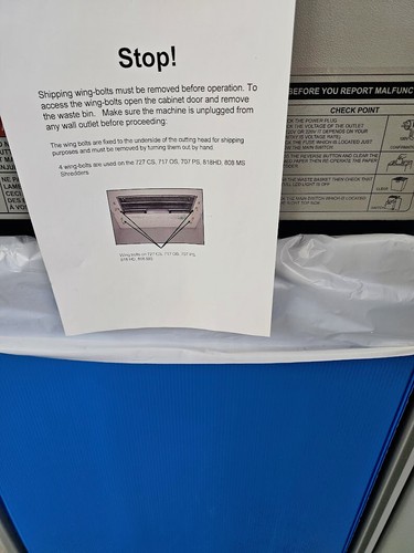 Dahle PowerTEC 707 PS High NSA/CSSS Top Secret Shredder (cosmetic damage) - Picture 5 of 17