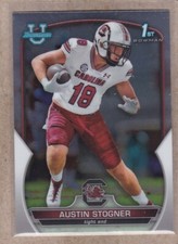 Austin Stogner 2022 Bowman University Chrome #84 South Carolina Gamecocks