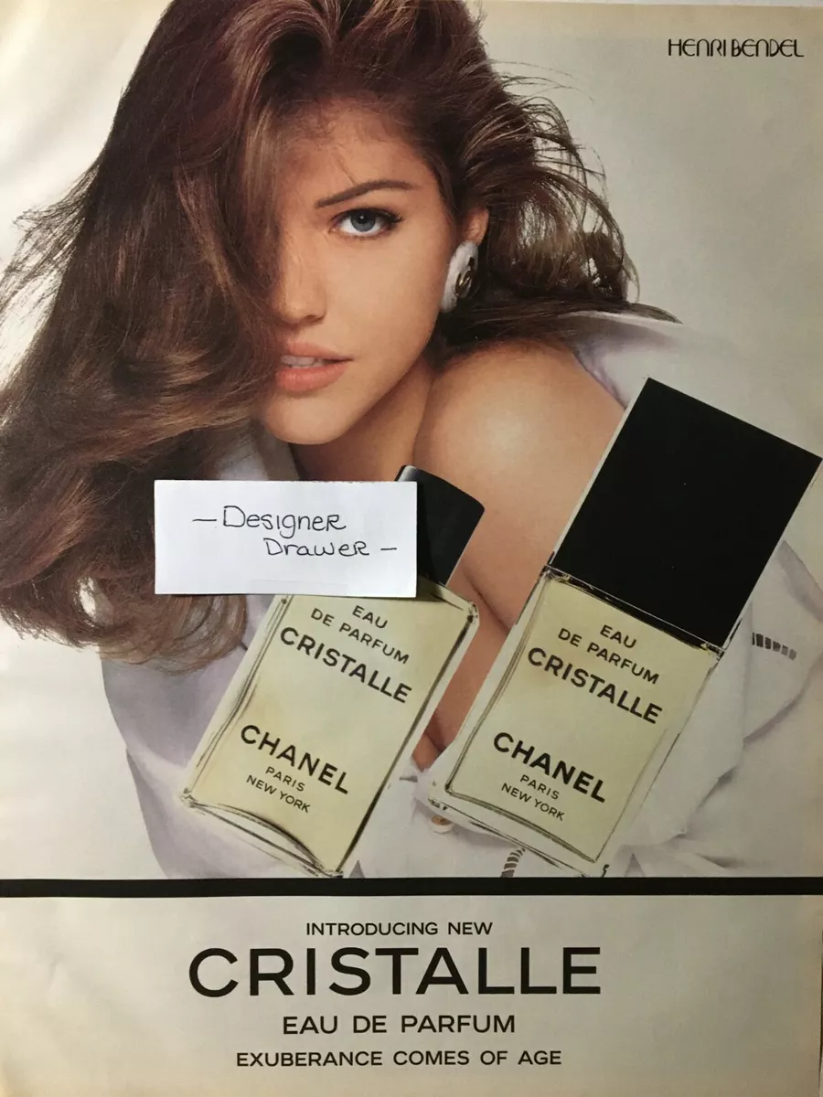 Chanel Cristalle Eau De Parfum 1994 Vintage Promotional Print Ad