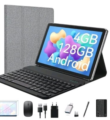 2024 Neueste Tablet 10 Zoll Android 13, 4G LTE Tablets Mit 2 SIM 1 SD, 3-In-1 Ta