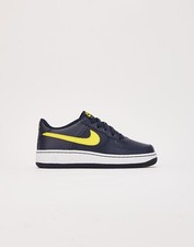KIDS NIKE AIR FORCE 1 LOW NAVY BLUE GRADE-SCHOOL DV7762-400