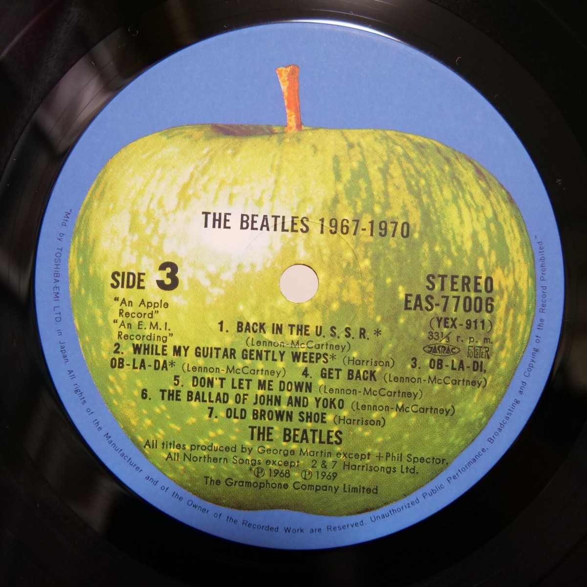 The Beatles 1967-1970 /LPレコード/2枚組 Amazon.com: Beatles 1967-1970: CDs & Vinyl