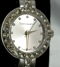 Gianni Sabatini Ladies SWISS Movement Crystal Detail Watch VGC New & Working