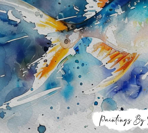 Vibrant Fish Watercolor 5"x7" Print on Matte Paper | Aquatic Art Piece - Picture 7 of 7