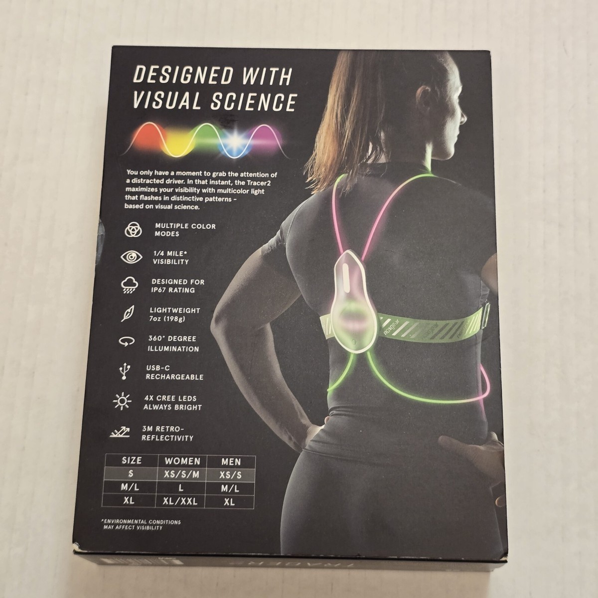 新品未使用　noxgear Tracer2 ランニングライト Tracer2 - Performance Safety Visibility Vest - Noxgear
