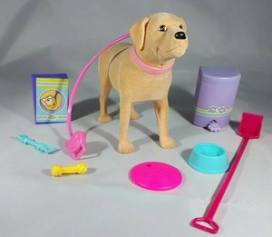 barbie pooping dog
