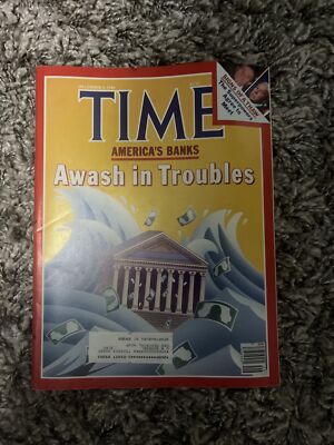 Time Magazine  America's Banks In Trouble / Computers Hackers Vintage 1984