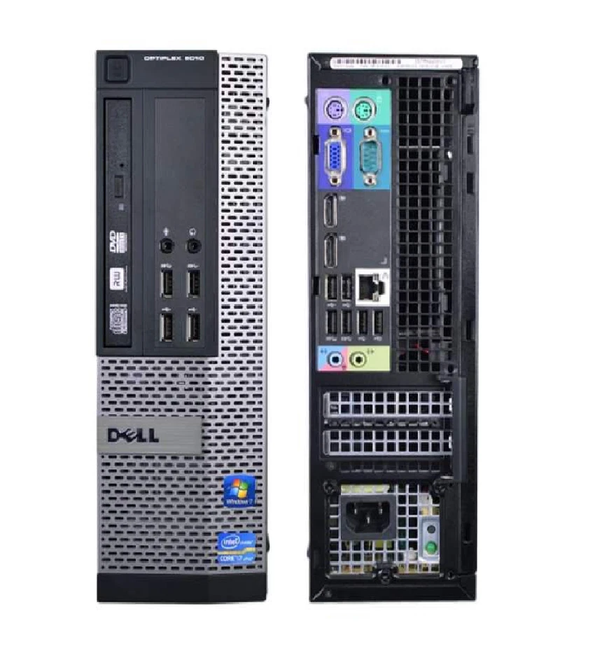 ULTRA FAST Gaming PC Dell DUAL SCREEN Intel Core i7 8GB 1TB Windows 11 GT710 - Image 2 of 4