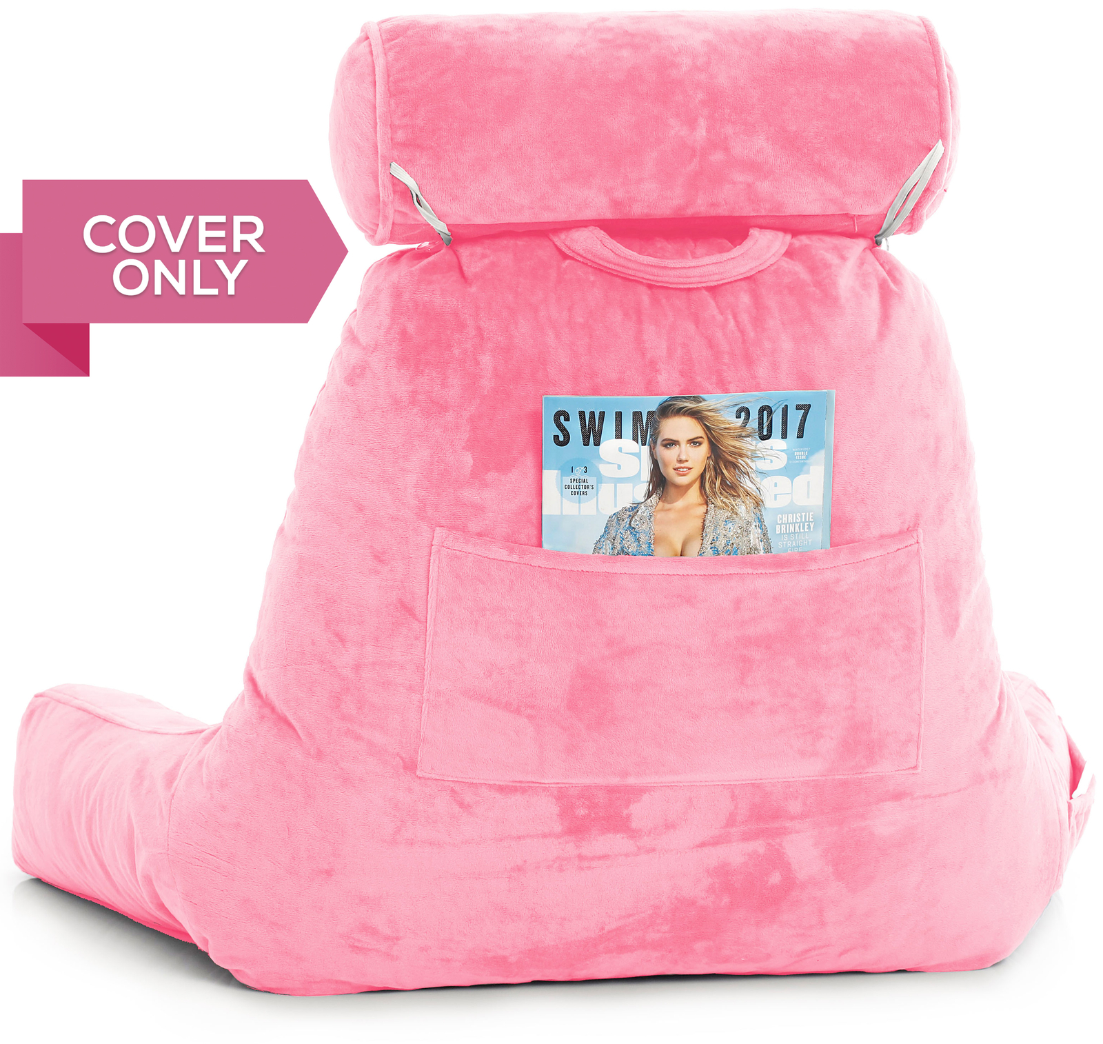 Husband Pillow Cover Bed Rest Reading Pillow Replacement Cover