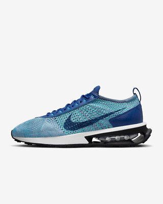 Nike Air Max Flyknit Racer Men s Sneaker Shoes Royal Blue FD2765-400 Size 8.5
