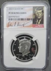 2003 S  SILVER  KENNEDY NGC  PF 70 UCAM LOW MINTAGE LOW POP SIGNATURE LABEL