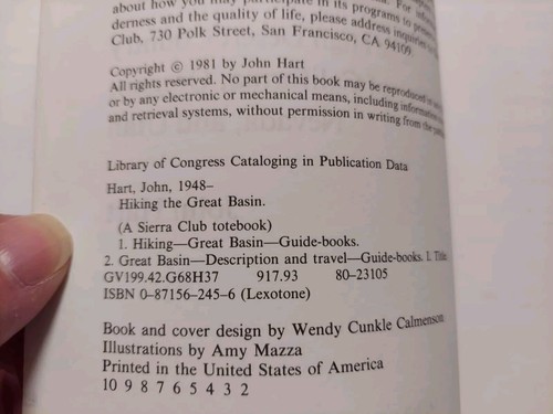 Seven Sierra Club Guides Great Basin Wind River Southwest Cascades Bigfoot - Picture 4 of 10