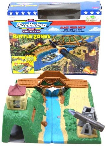 Micro Machines Military - Black Tiger Delta Playset 1997 Galoob - Vintage 1990s - Picture 2 of 17
