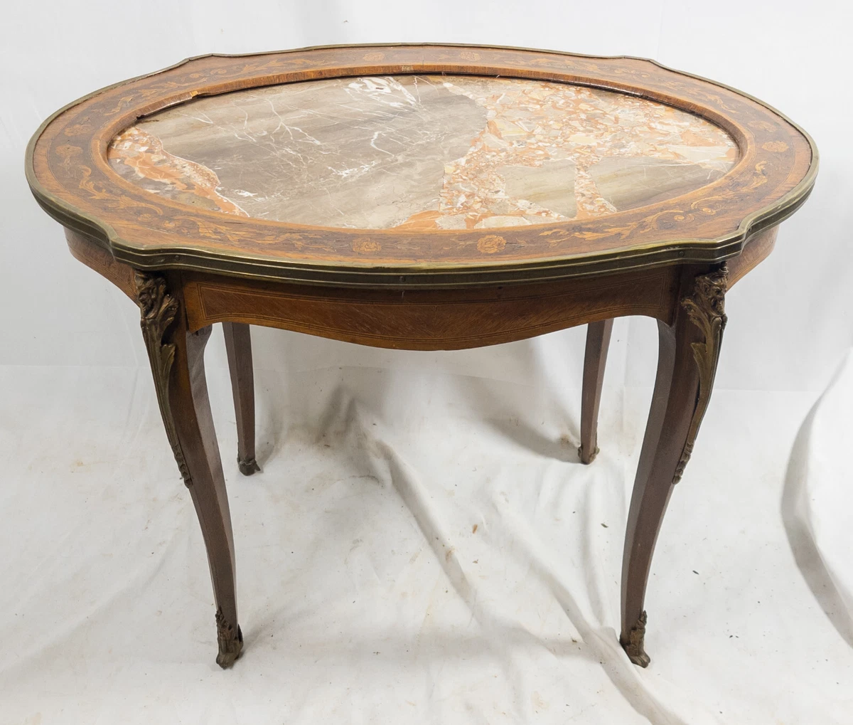 Antique marble end sales tables