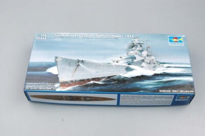 Trumpeter #5775 German Cruiser Admiral Hipper  1:700 Model Kit New Free Shipping