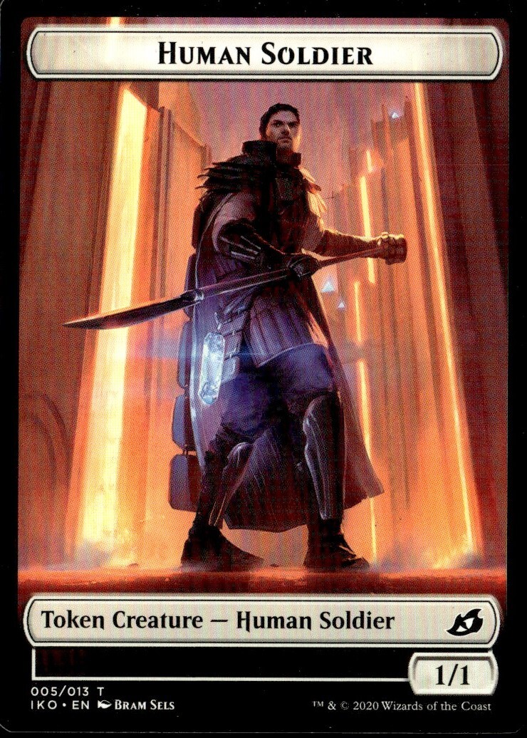 2020 Double Masters Tokens Human Soldier Token/Common #5
