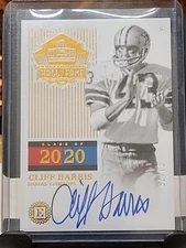 2020 Panini Encased Hall Of Fame Cliff Harris Class of 2020 BRONZE Auto HOF-CH