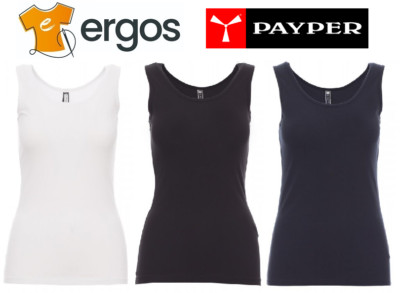 PAYPER FLEXTOP Women Cotton Wide Crew Neck Tank Top