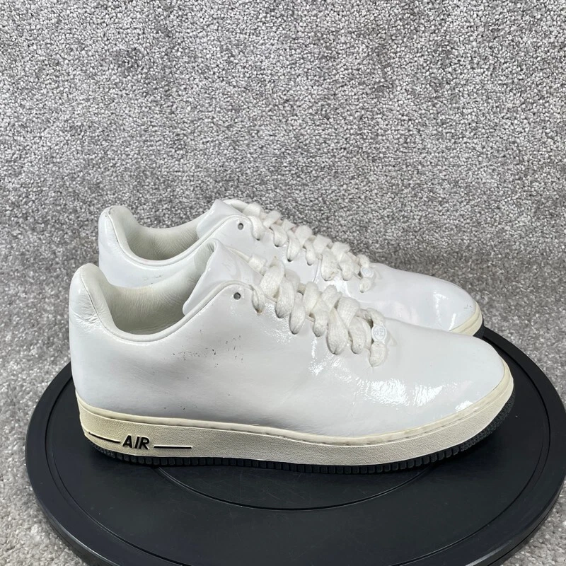 Chaussures Nike homme taille 11 Air Force 1 sneaker supreme sans couture blanc verni