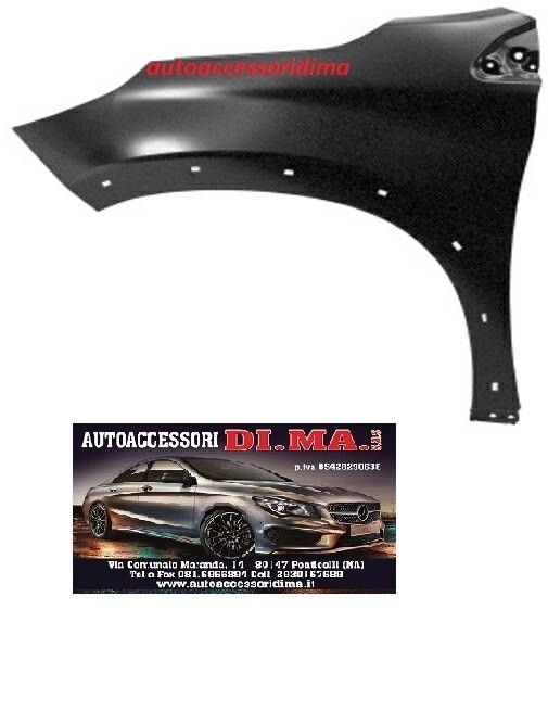 PARAFANGO ANTERIORE DX PEUGEOT 2008 DAL 2016 AL 2018 NUOVO spedizione gratis - Immagine 4